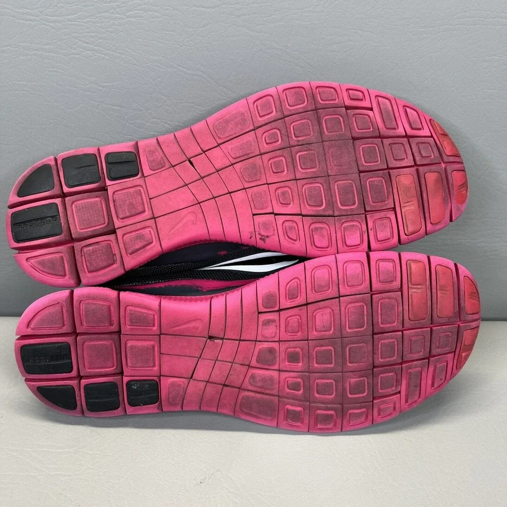 Nike Free V3 Livestrong 586296 Gray Pink Running Shoes Womens 9